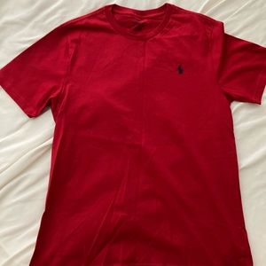 Polo cotton jersey crew neck tee